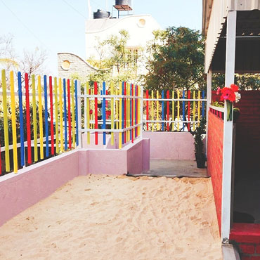 sand play area